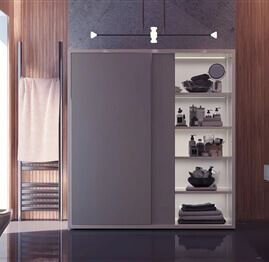 Sliding System for wooden cabinets 60KG
