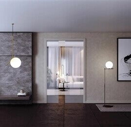 Glass Sliding System 120KG With Cover