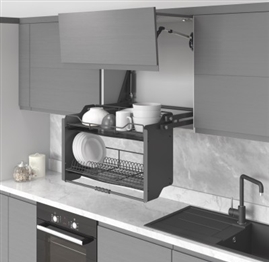 Pull Down Dish Rack