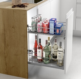 Pull-out Bottle Basket CLASSIC