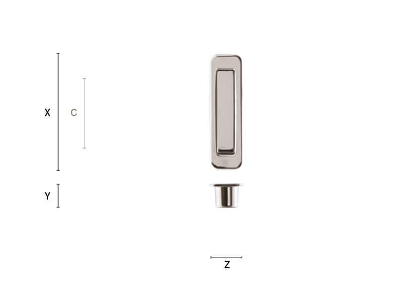 Built-in handle s8109